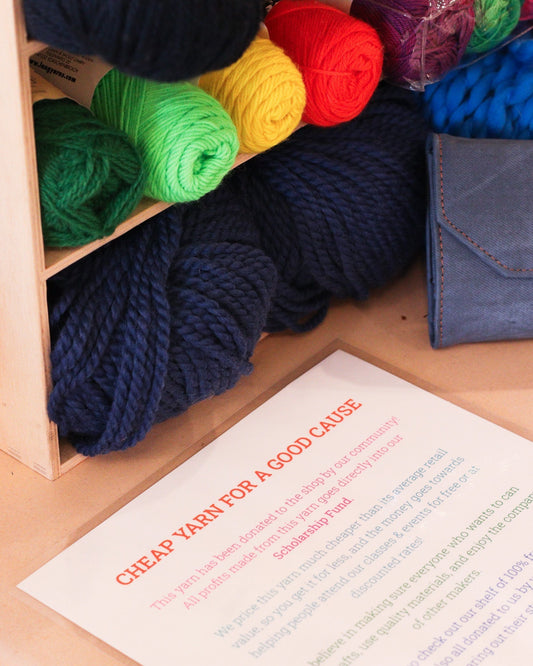 Cheap Yarn for a Good Cause