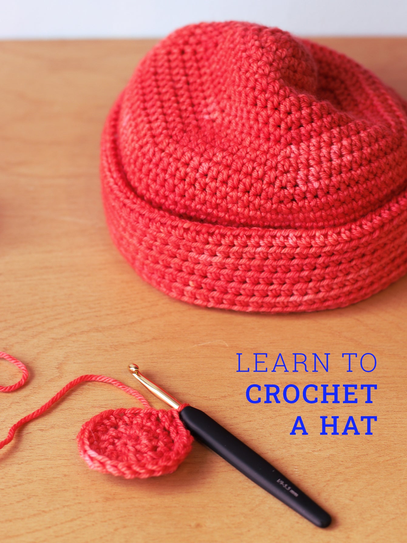 Learn to Crochet a Hat in the Round CLEO'S