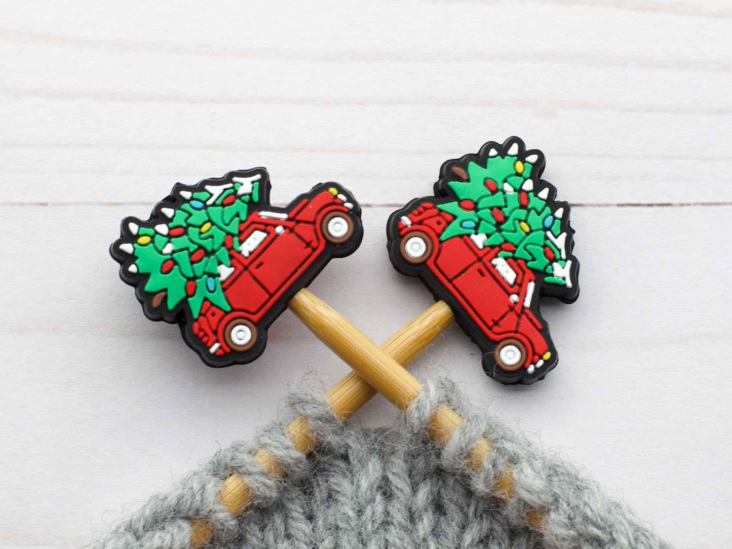 Fox & Pine Stitch Stoppers