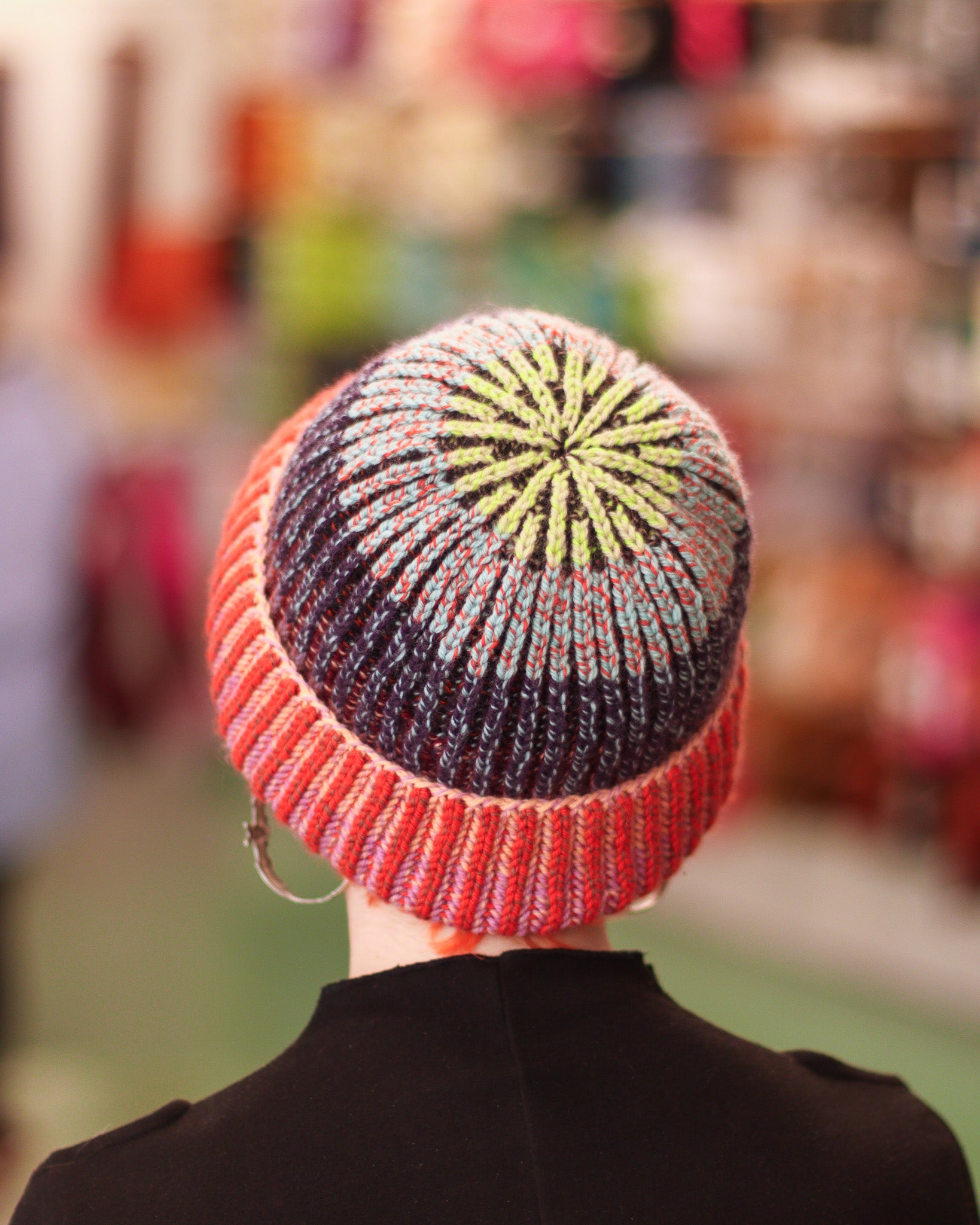 Brioche Knitting Two Color Knit Beanie Pattern Brioche Hat Worsted