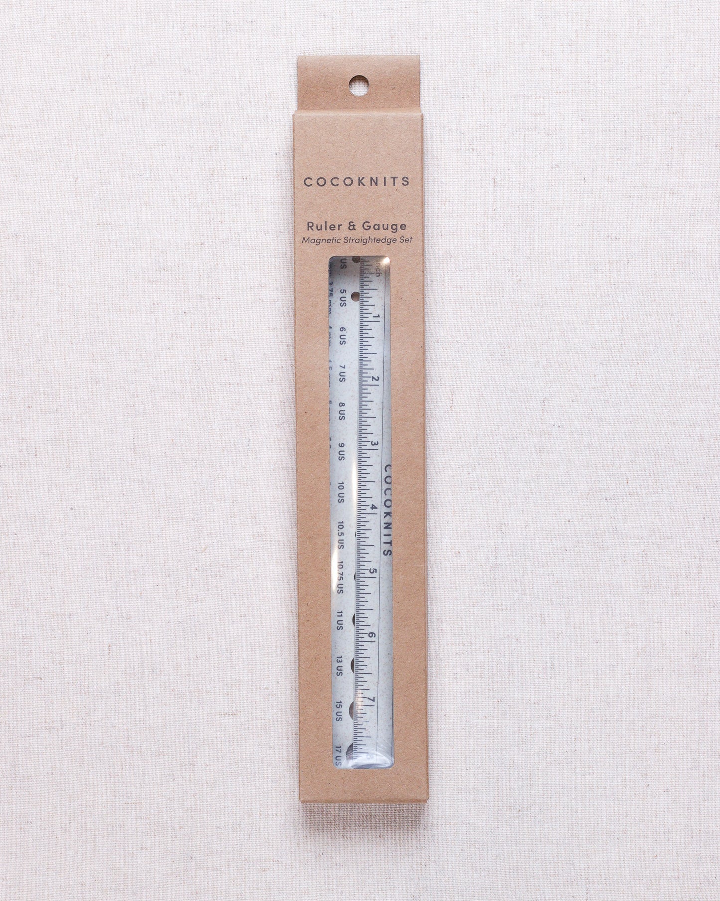 Cocoknits Ruler & Gauge Magnetic Straightedge Set