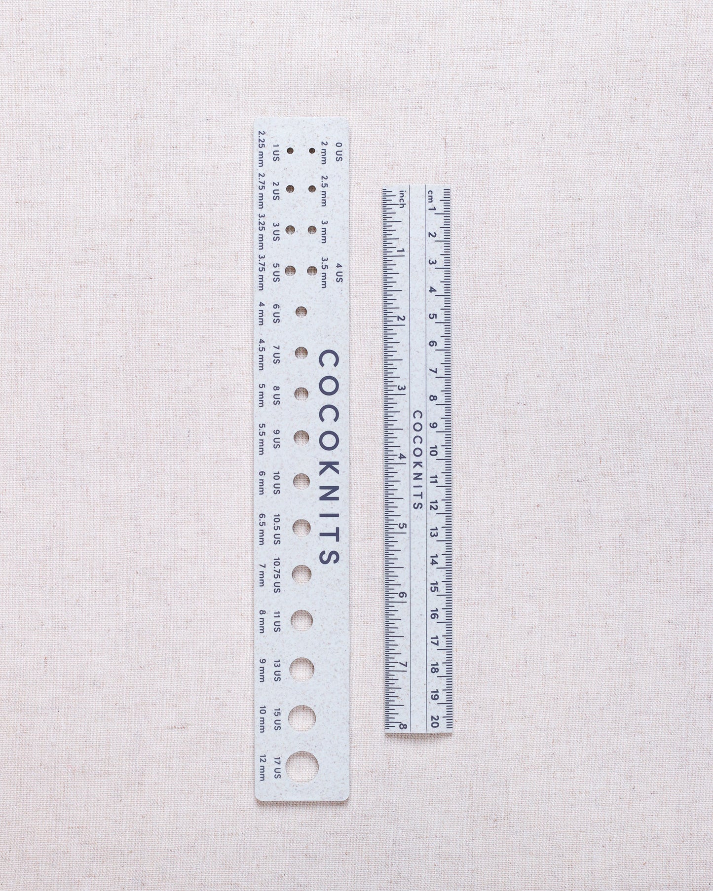 Cocoknits Ruler & Gauge Magnetic Straightedge Set