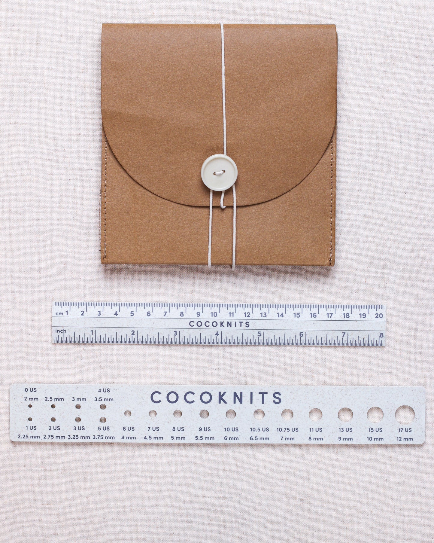 Cocoknits Ruler & Gauge Magnetic Straightedge Set