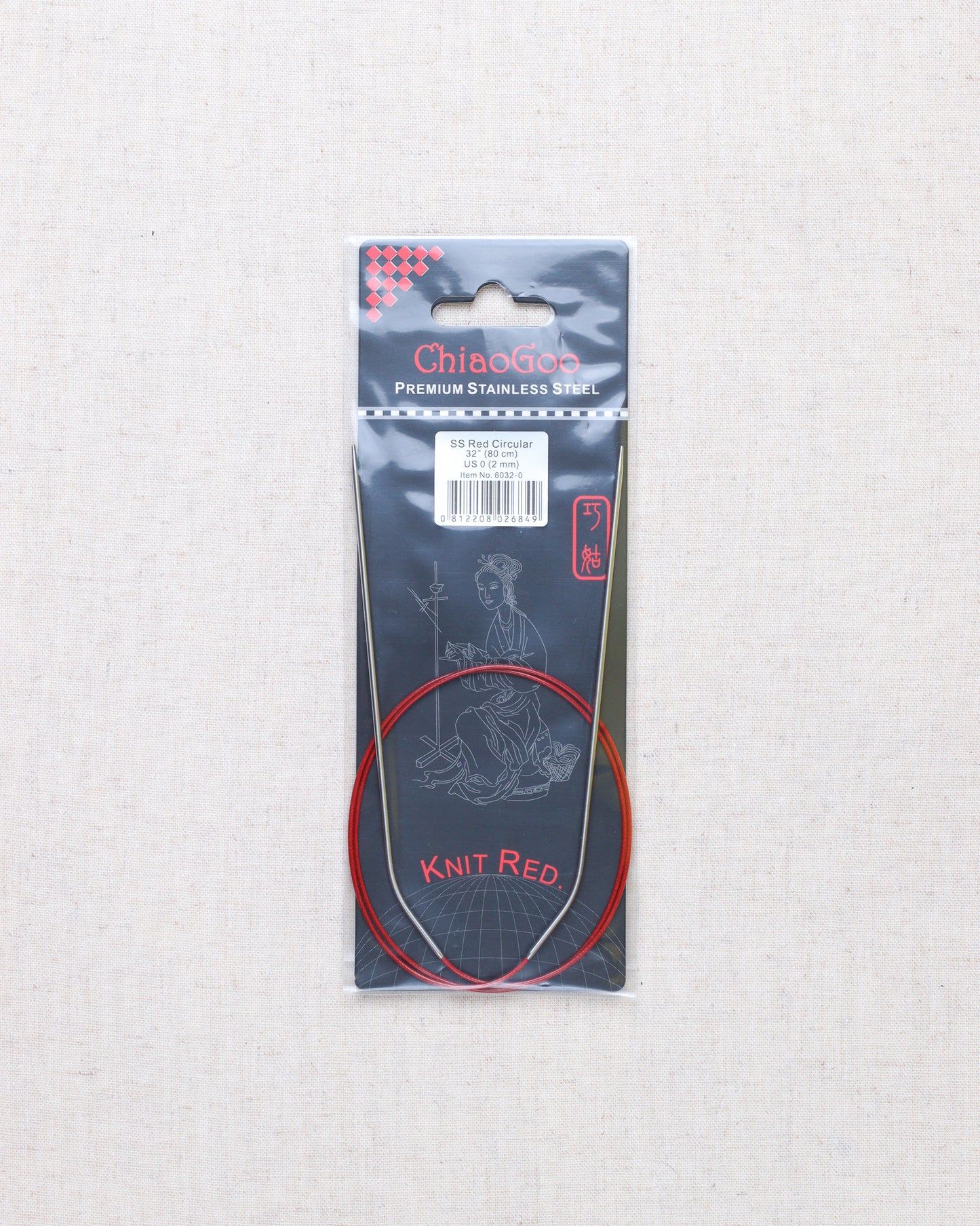 ChiaoGoo Knit Red Circular Needles