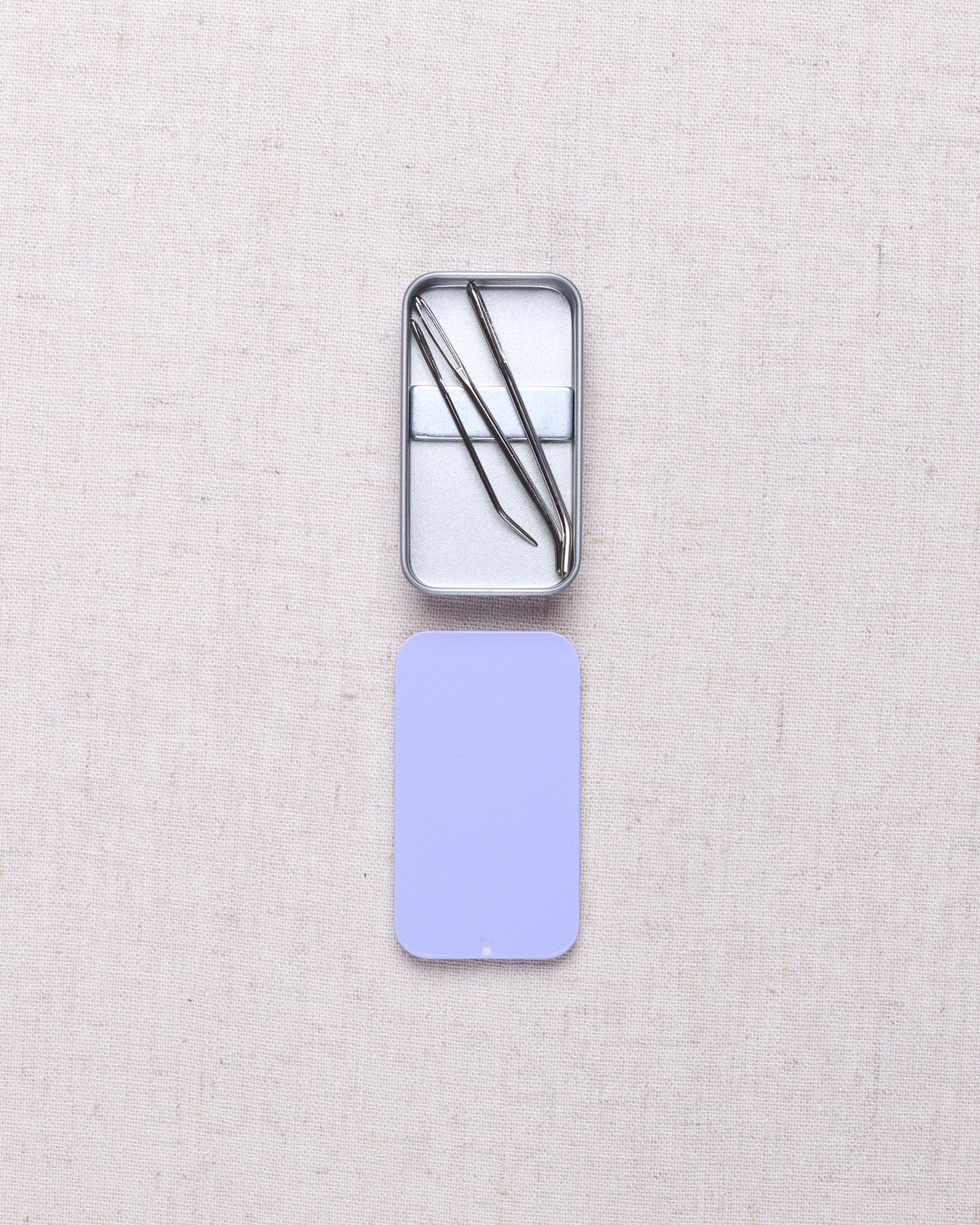 Solid Color Small Magnetic Tin Needle Case