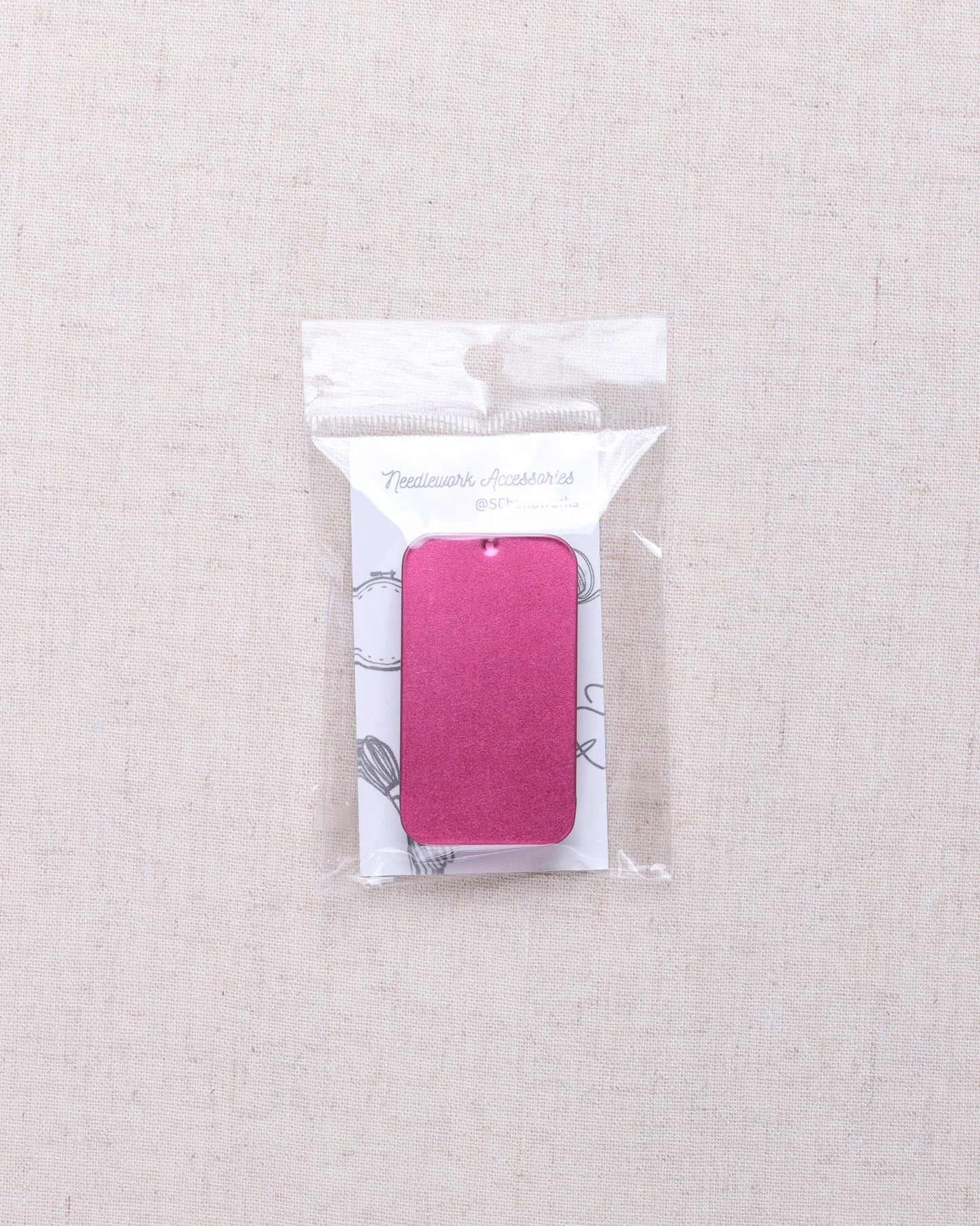 Solid Color Small Magnetic Tin Needle Case