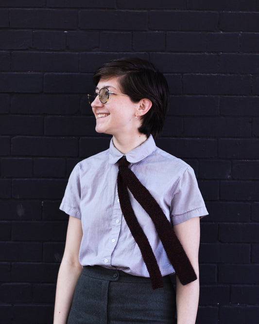 Knitted Neck Tie No. 1 Pattern