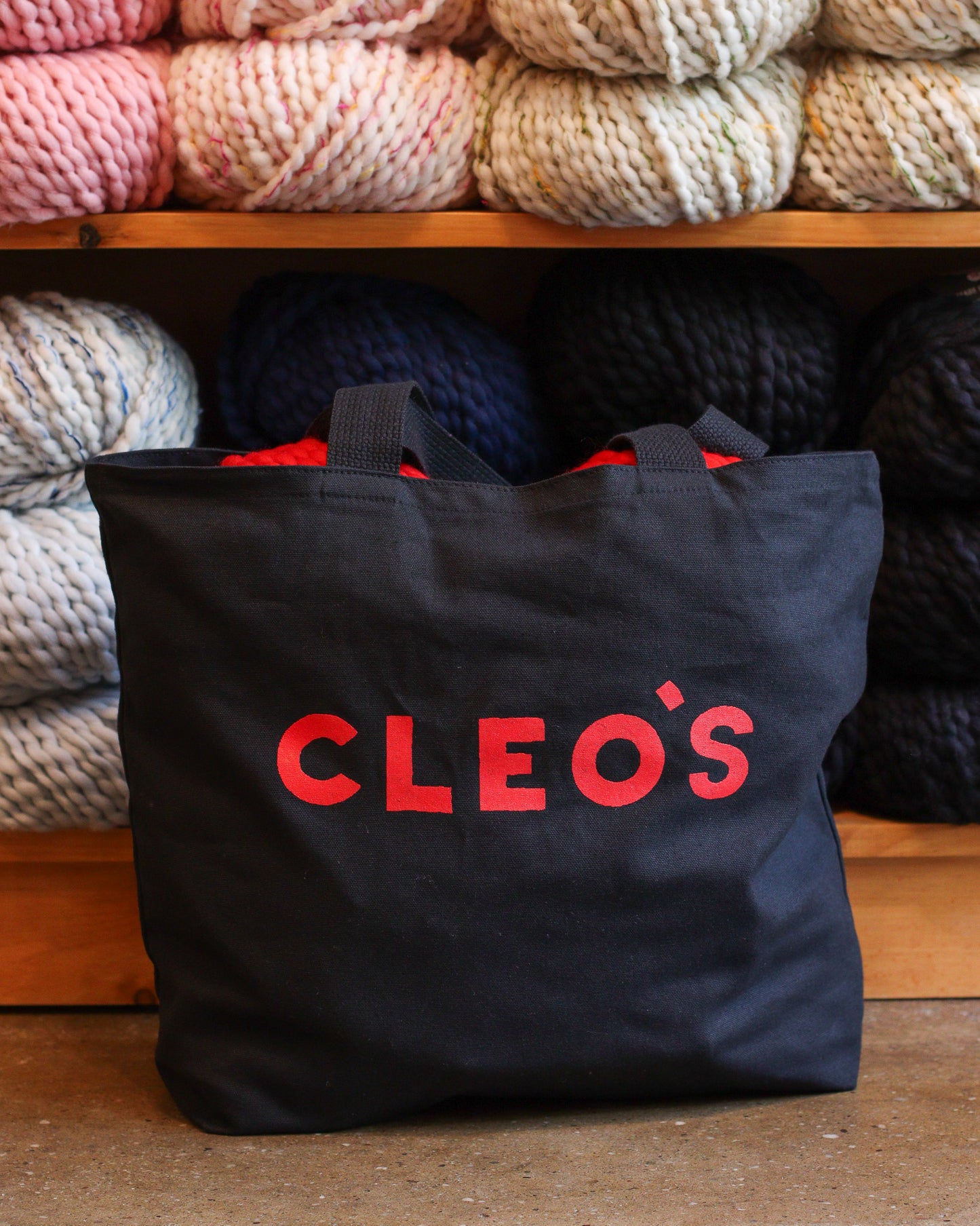 CLEO'S Logo Tote Bag