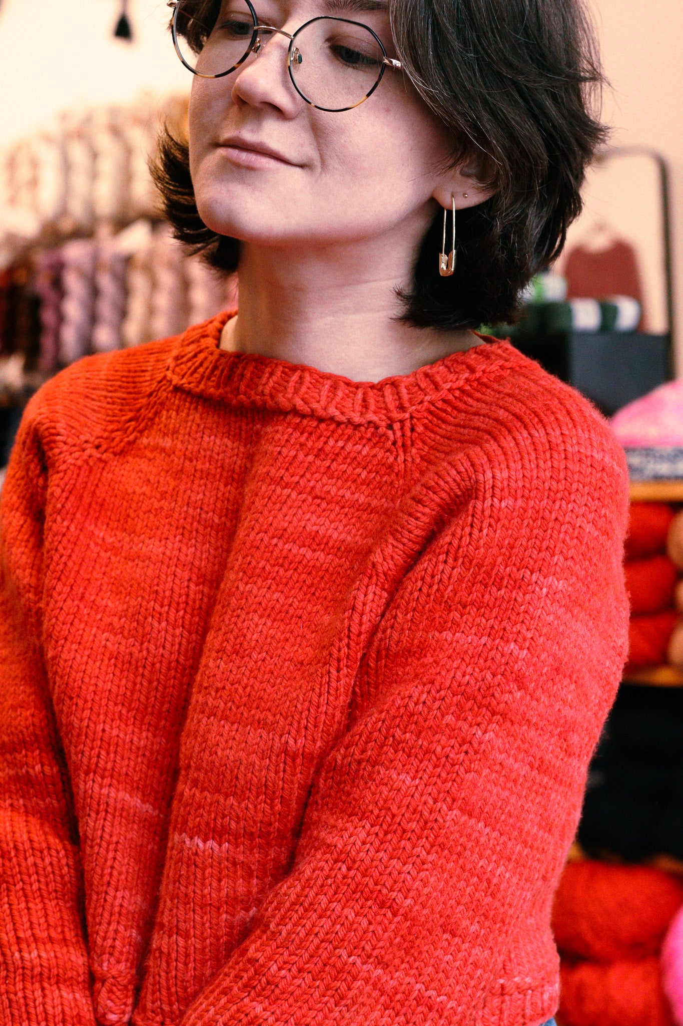 Classic Cropped Pullover Knitting Pattern