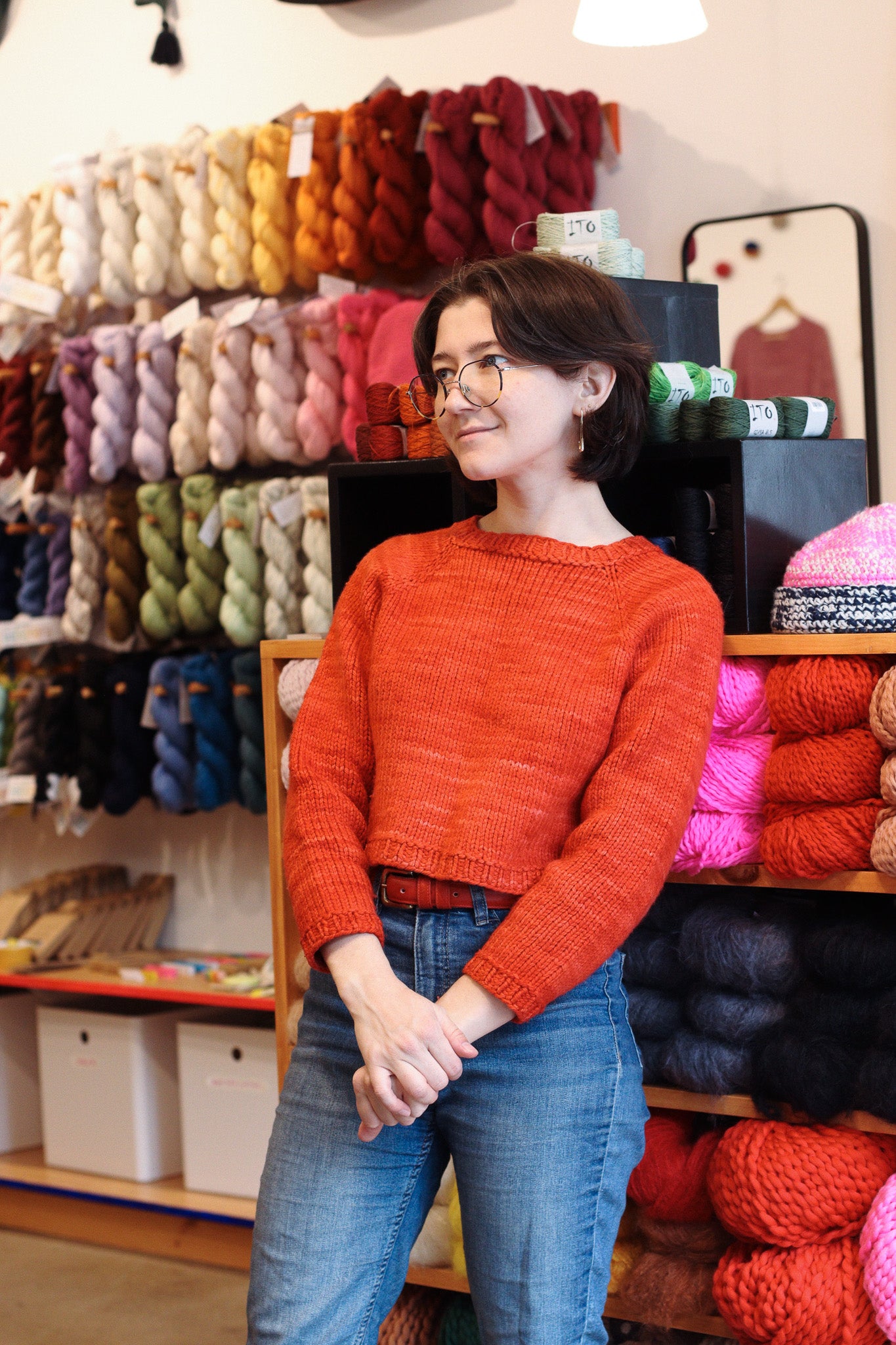 Classic Cropped Pullover Knitting Pattern