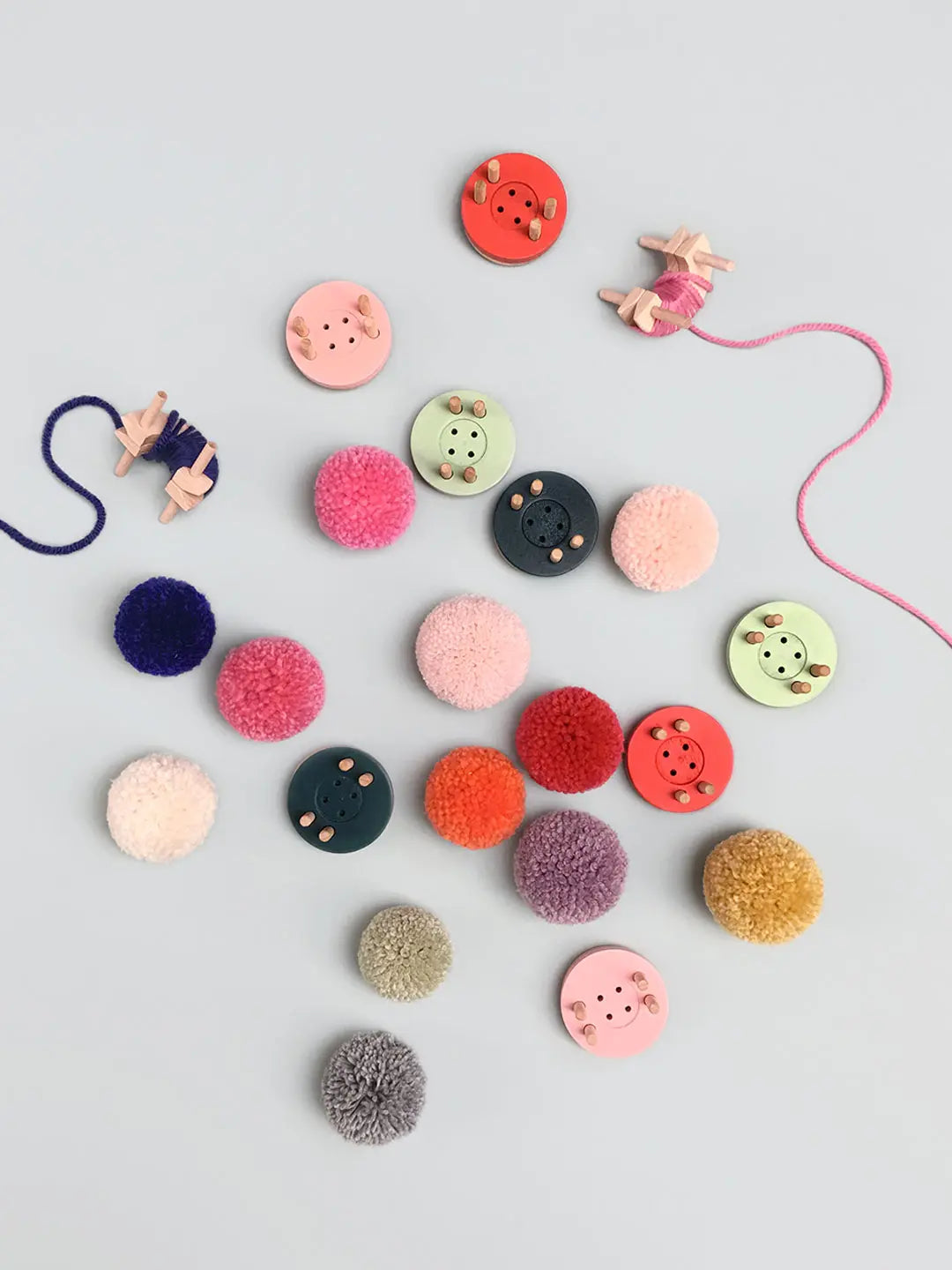 Extra Small Button Pom Pom Maker