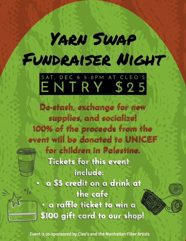 Yarn Swap Fundraiser Night