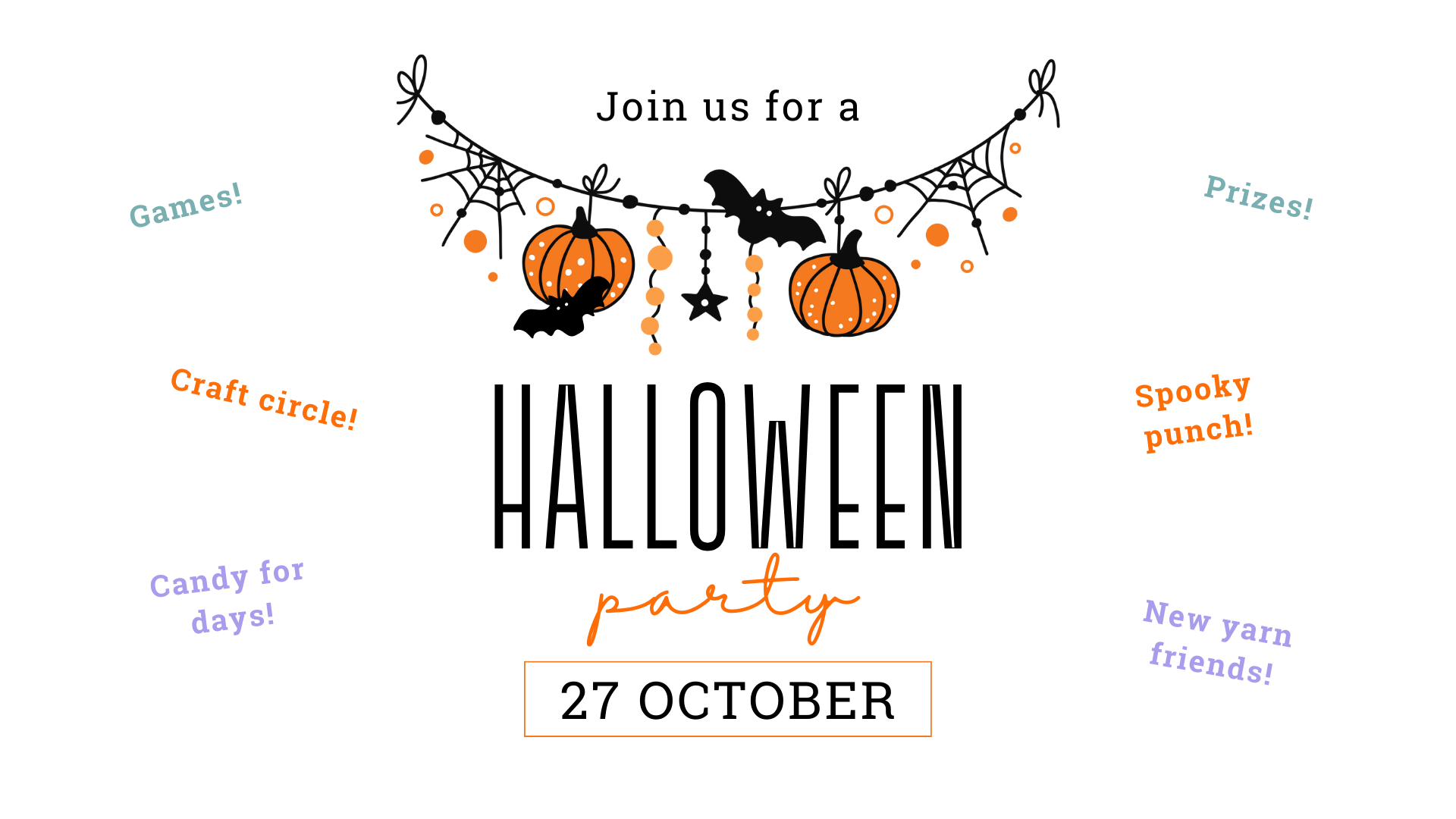 Halloween Happy Hour Party Cleo s Yarn Shop halloween-happy-hour-party-cleo-s-yarn-shop