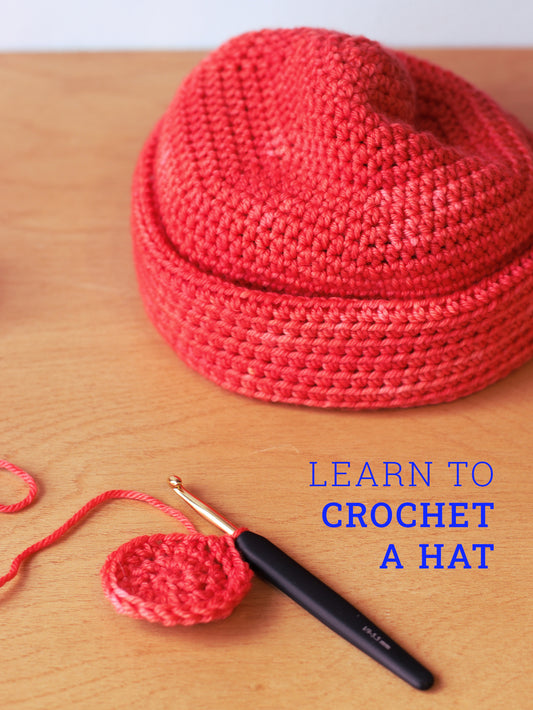Learn to Crochet a Hat in the Round