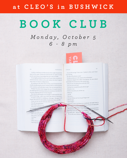 Book Club  Craft Circle@ Cleo's in Bushwick