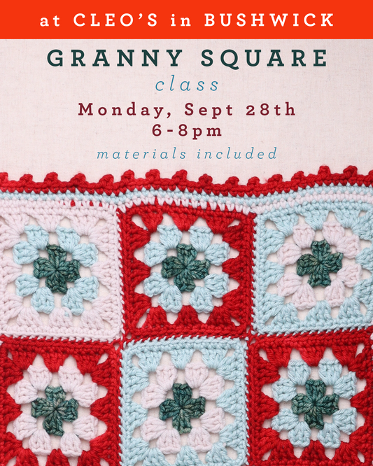 Granny Square Class @ Cleo's in Bushwick