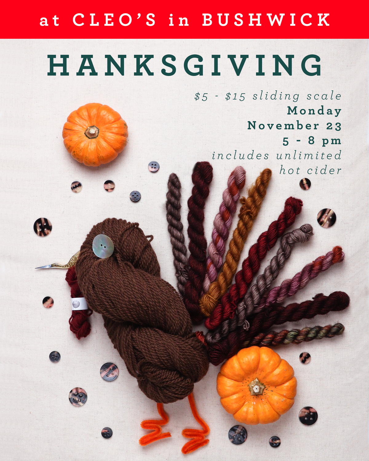 Hanksgiving @ Cleo's in Bushwick