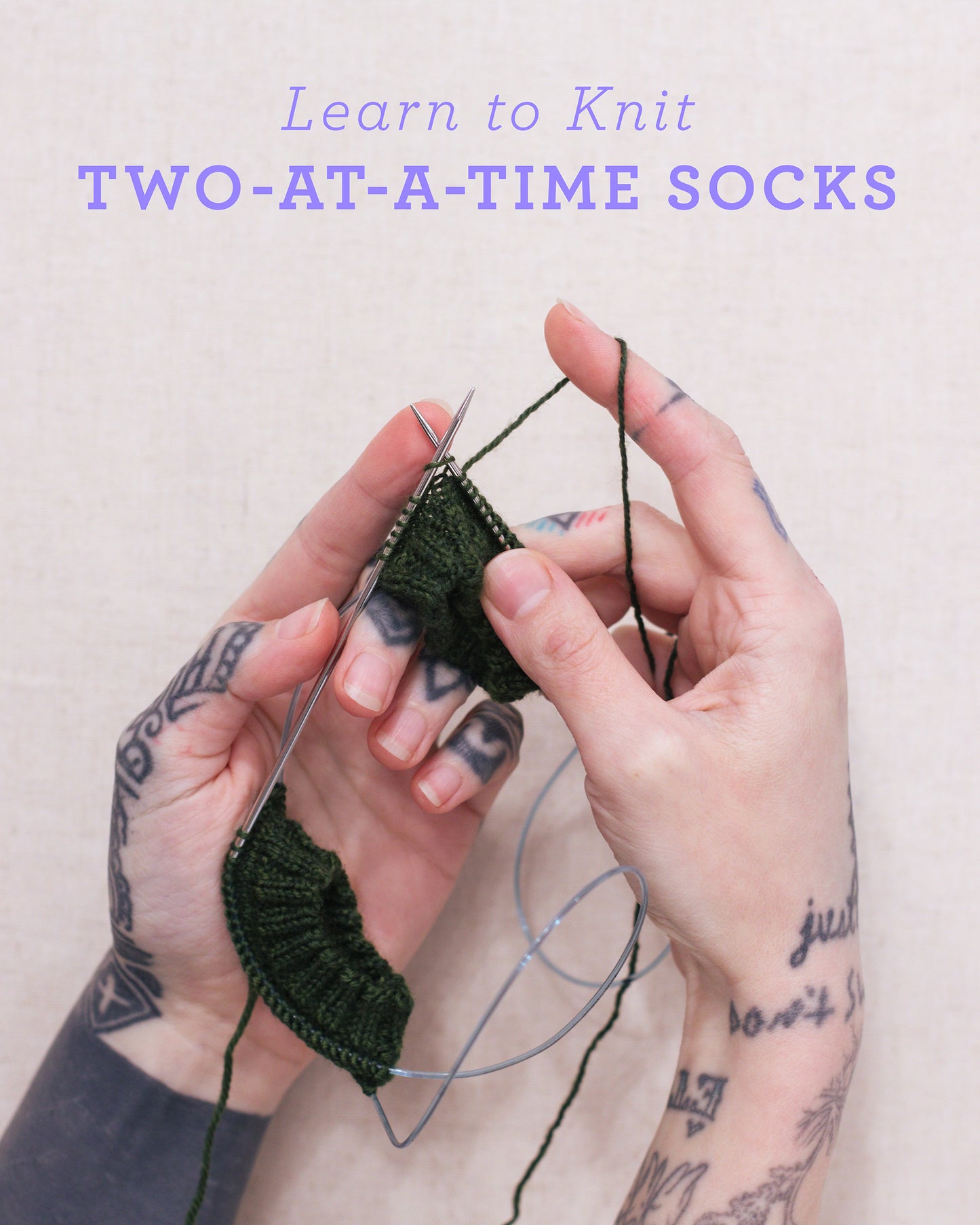 Learn to Knit Two-At-A-Time Socks