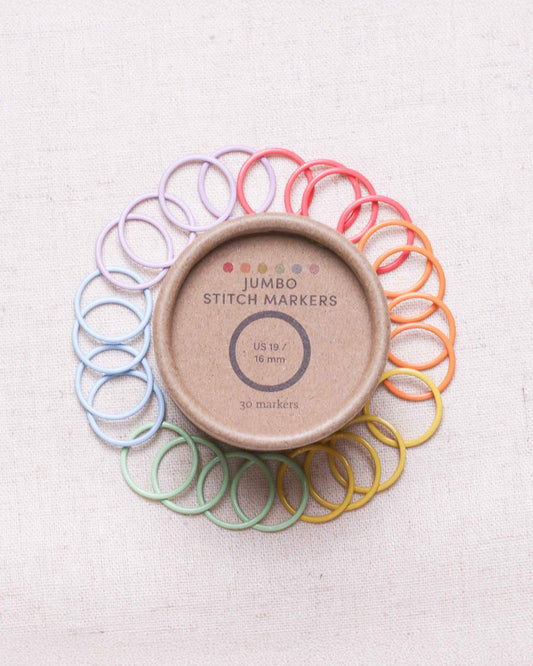 Cocoknits Jumbo Colorful Ring Stitch Markers