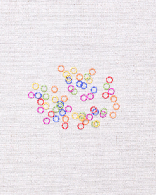 Cocoknits Small Colorful Ring Stitch Markers