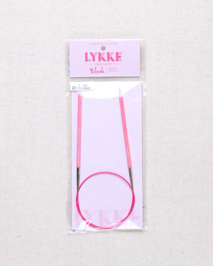 Lykke Blush Fixed Circular Needles