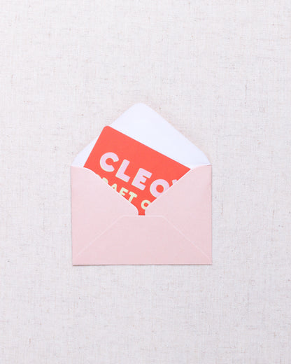 Physical Gift Card To Be Shipped