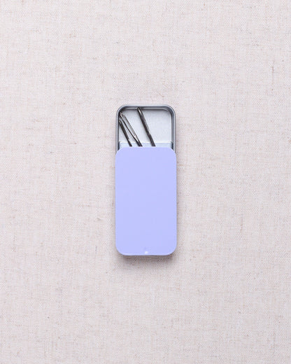 Solid Color Small Magnetic Tin Needle Case