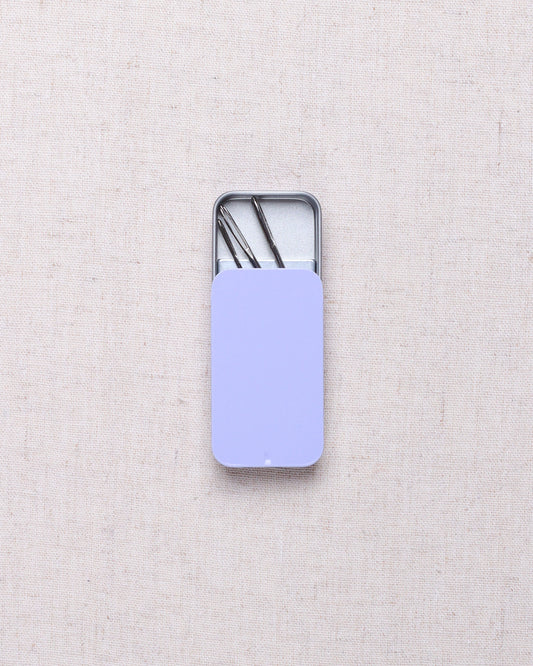 Solid Color Small Magnetic Tin Needle Case