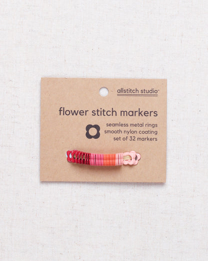 Small Flower Stitch Markers