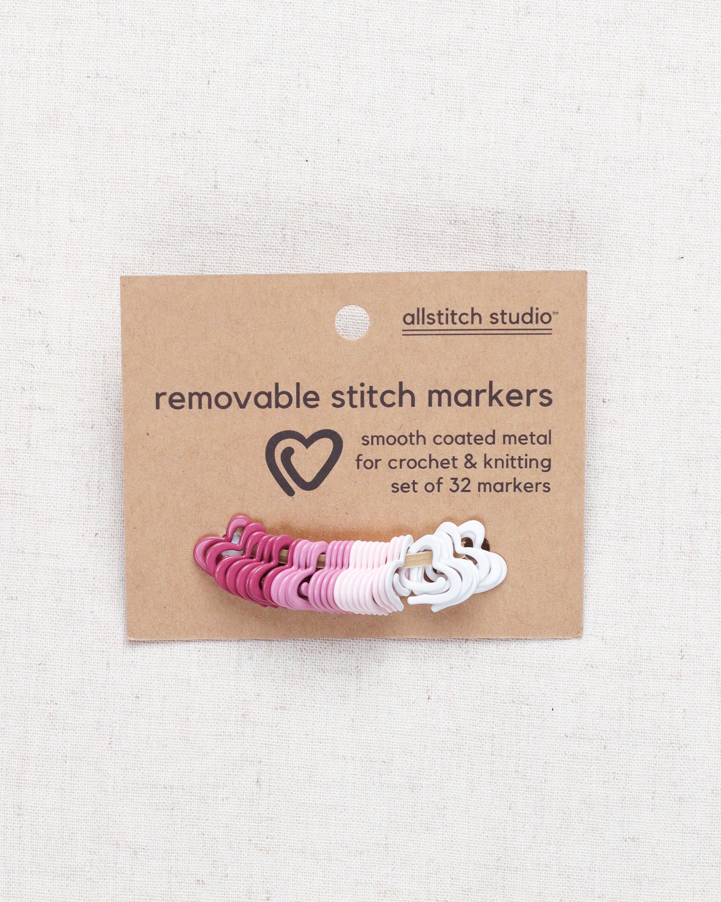Removable Heart Stitch Markers