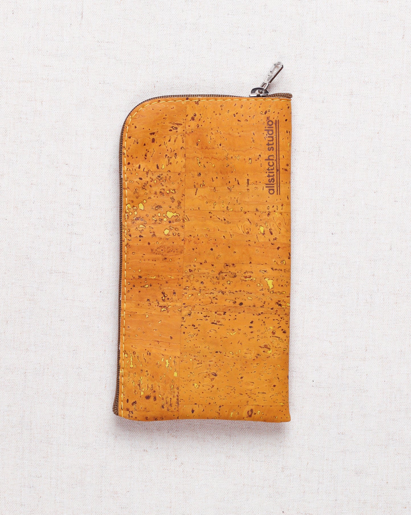 Cork Zippered Notions Case
