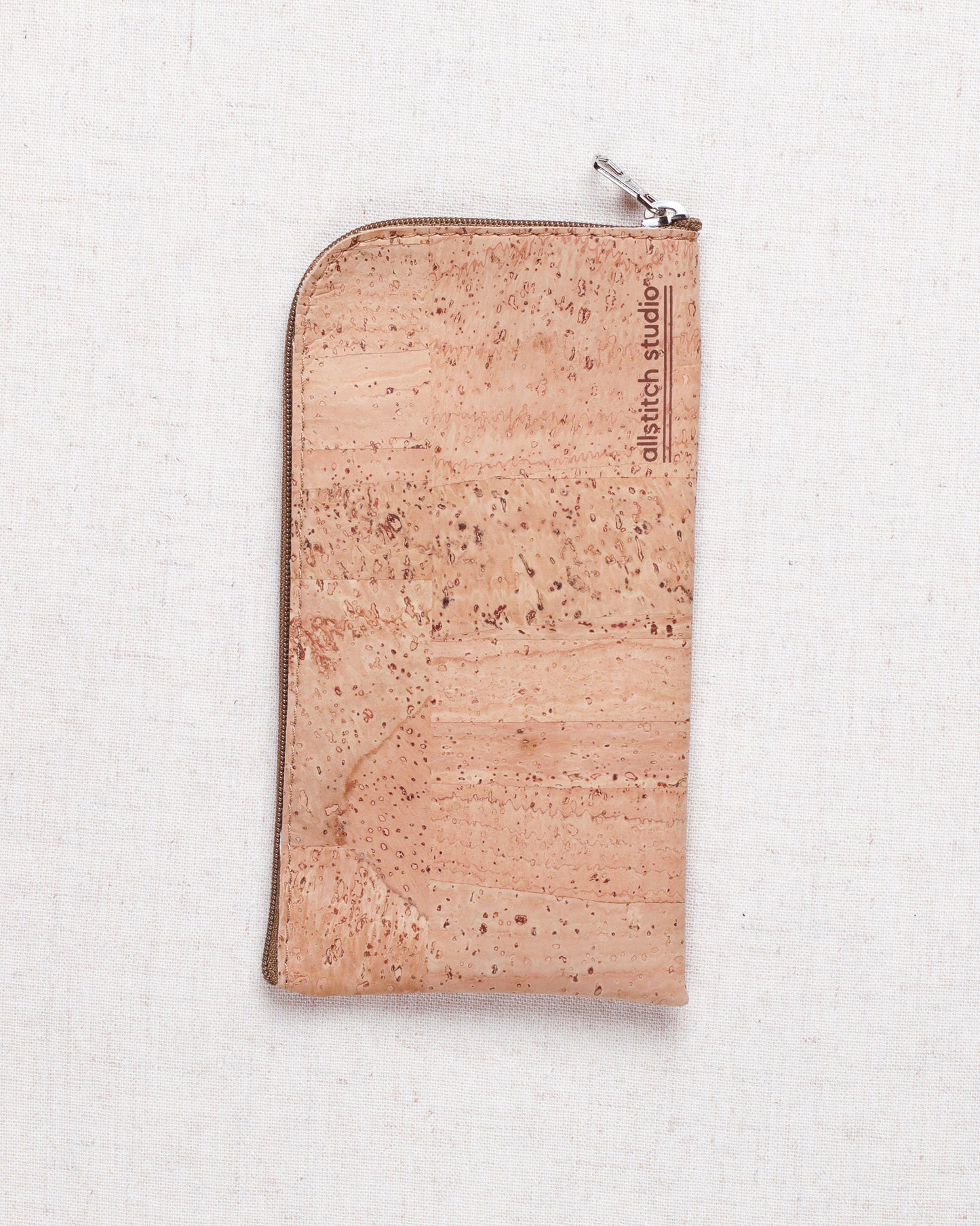 Cork Zippered Notions Case