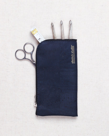 Cork Zippered Notions Case
