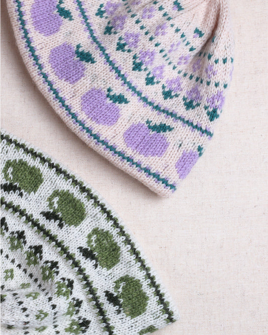 The Good Apple Hat: Beginner Colorwork Knitting Pattern