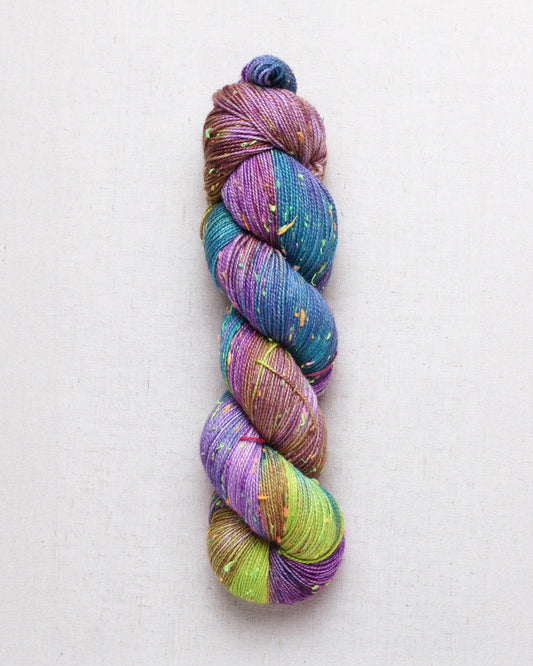 Toil & Trouble Confetti Neon Sock