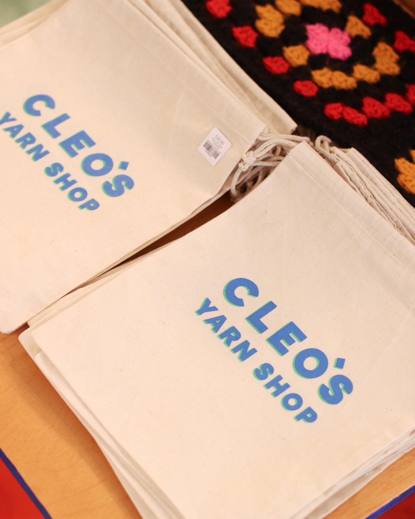 Cleo's Yarn Shop Project Bag