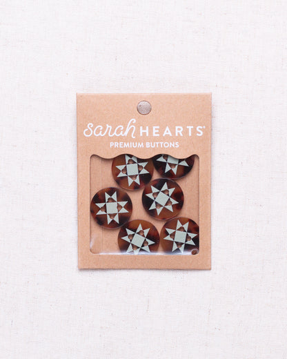 Sarah Hearts Button Sets