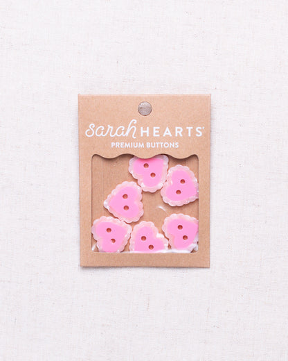 Sarah Hearts Button Sets