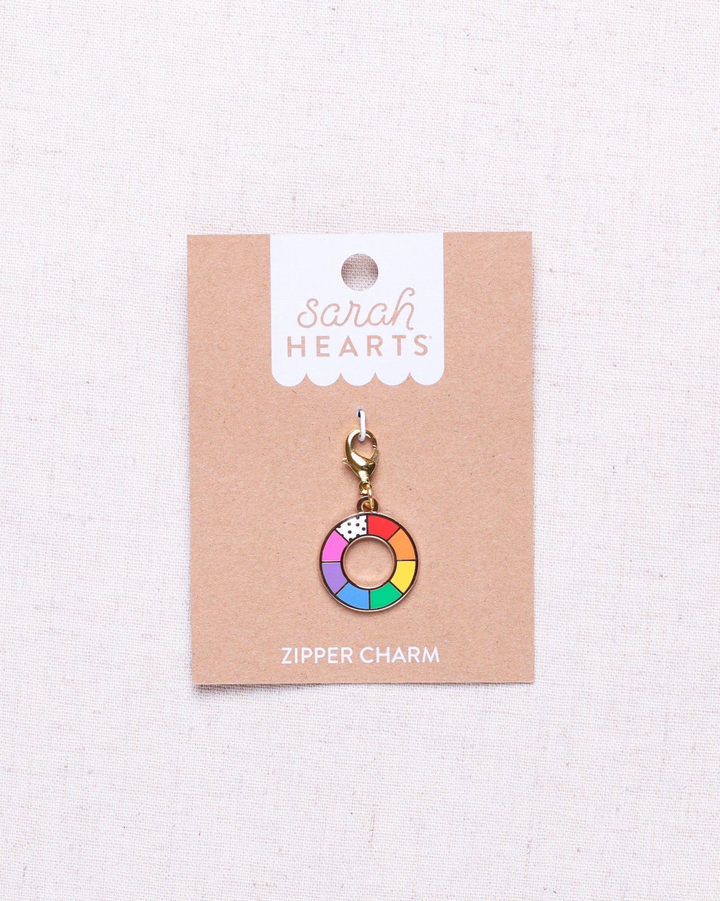 Sarah Hearts Zipper Charms & Stitch Markers