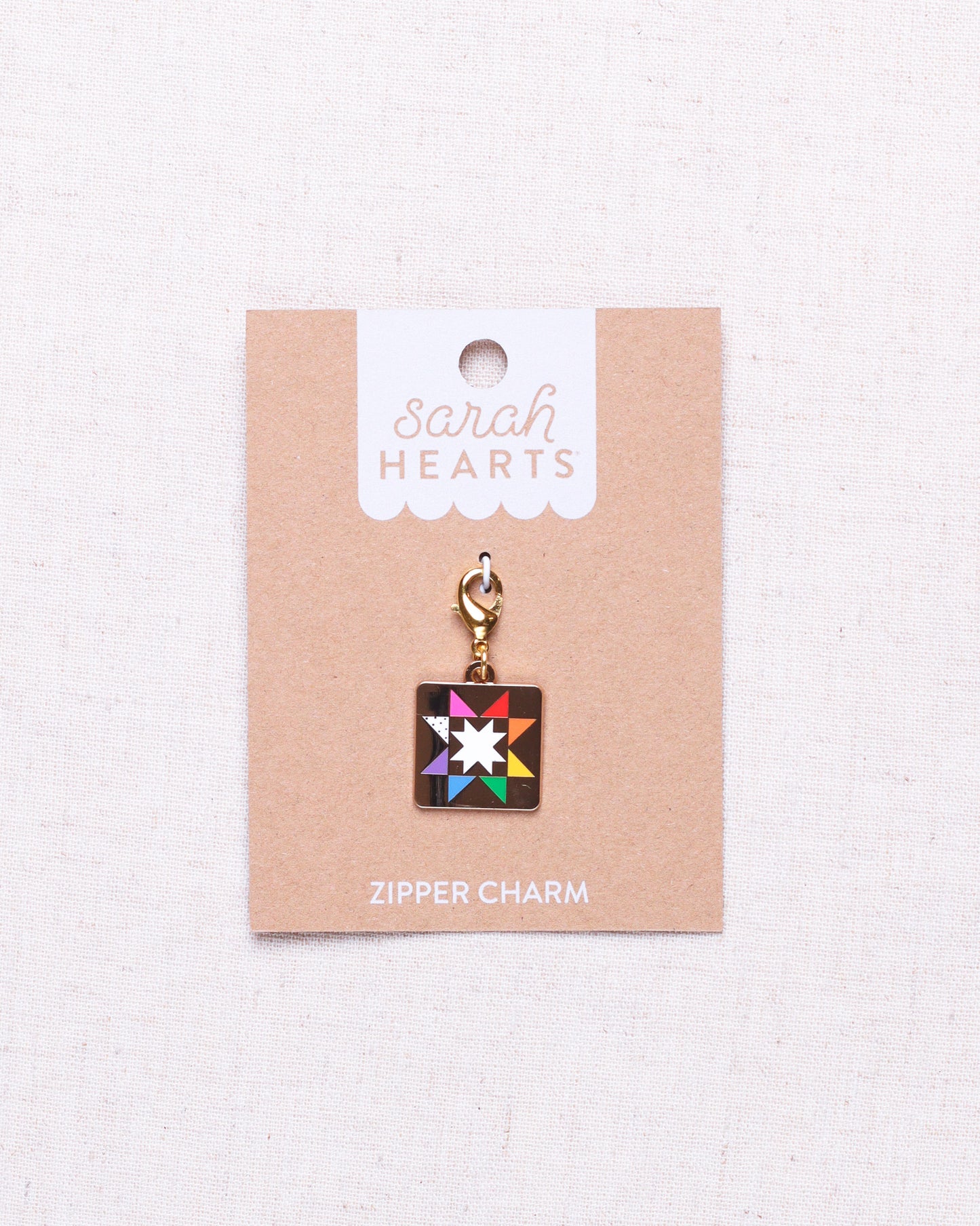 Sarah Hearts Zipper Charms & Stitch Markers