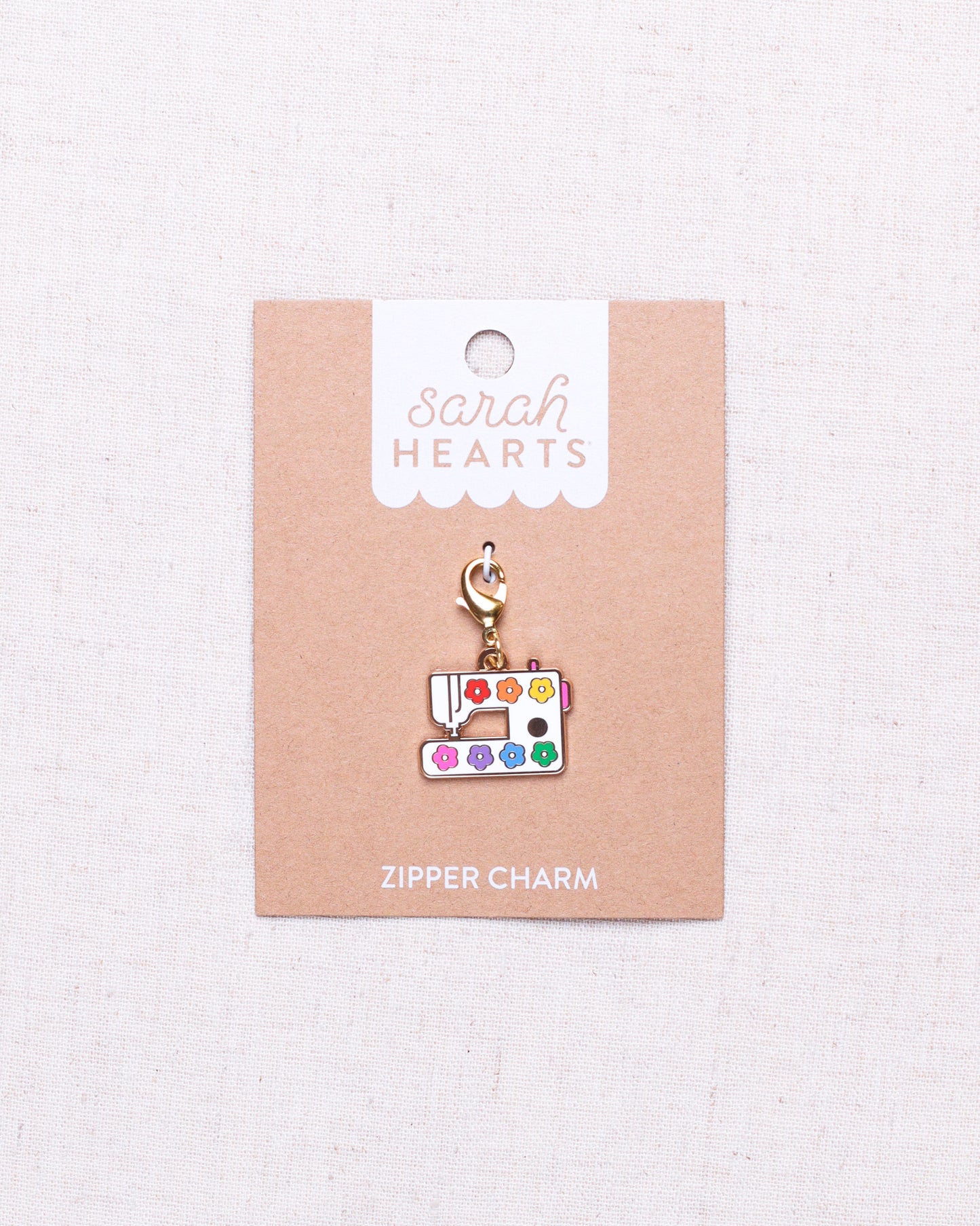 Sarah Hearts Zipper Charms & Stitch Markers