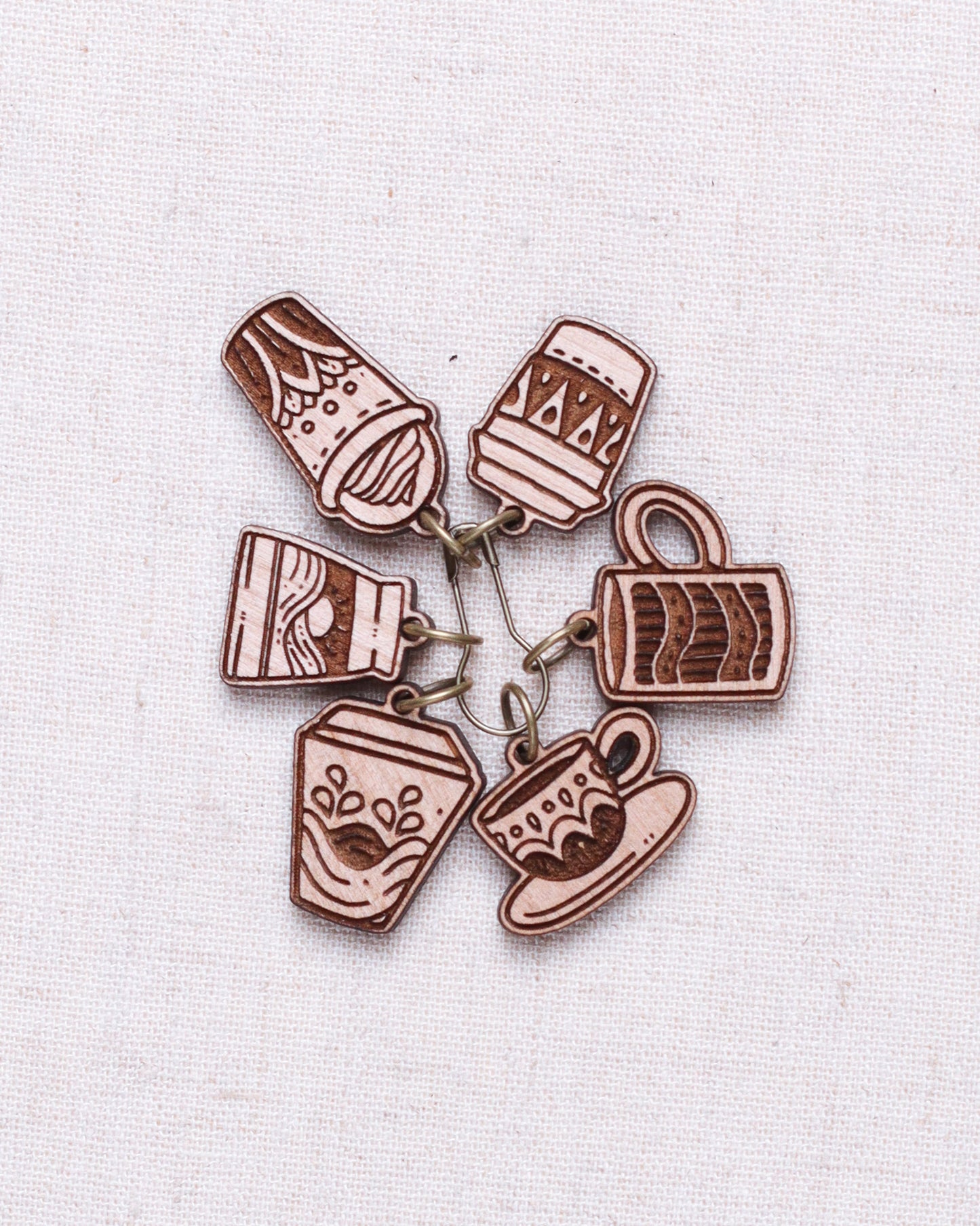 Sunrise Grove Wood Stitch Marker Sets