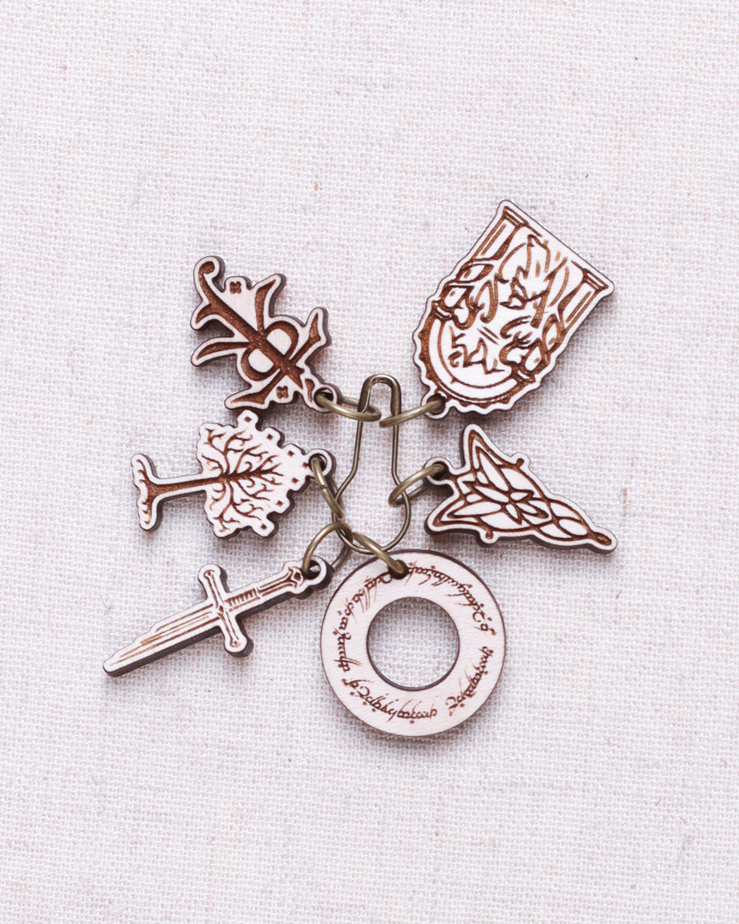 Sunrise Grove Wood Stitch Marker Sets