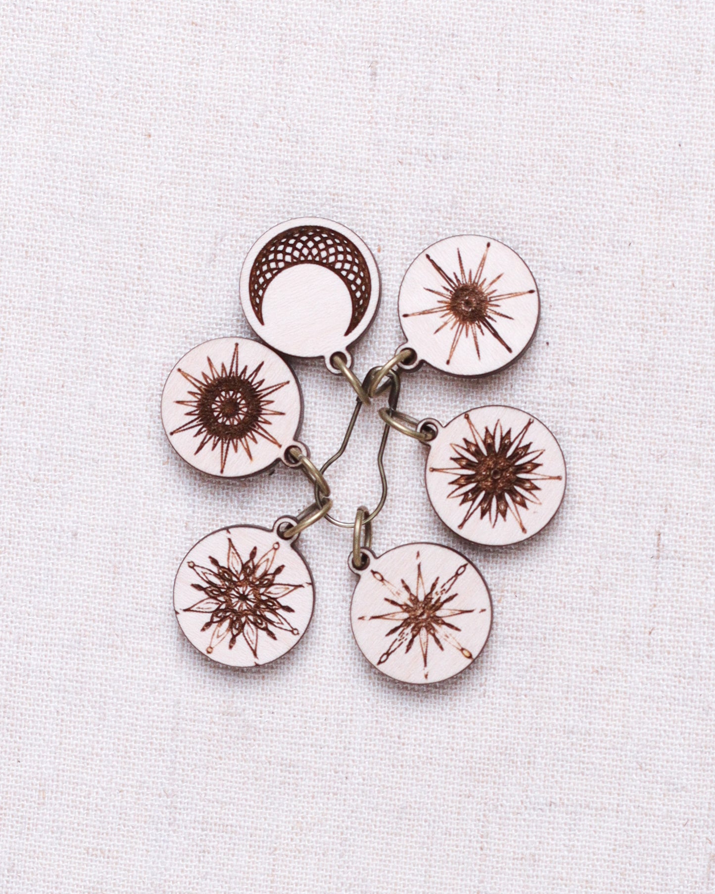 Sunrise Grove Wood Stitch Marker Sets