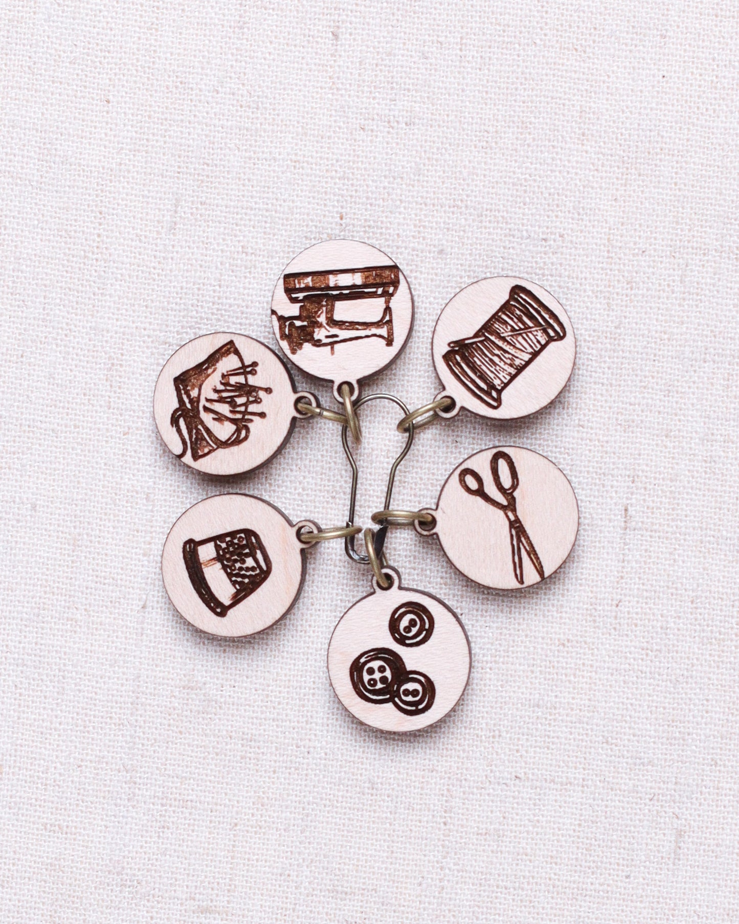 Sunrise Grove Wood Stitch Marker Sets
