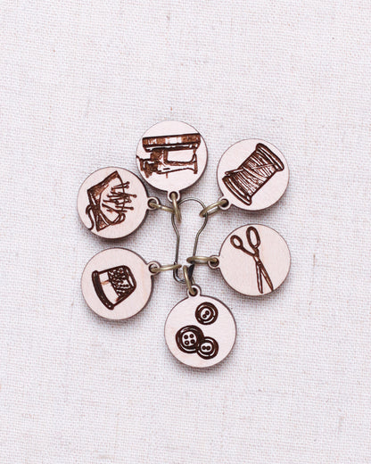 Sunrise Grove Wood Stitch Marker Sets