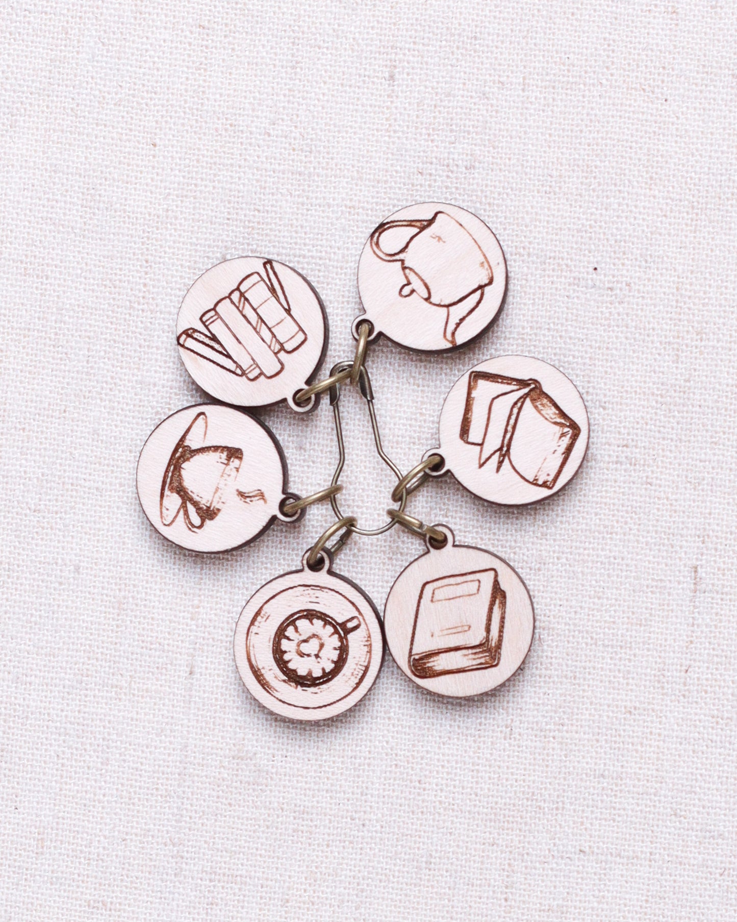Sunrise Grove Wood Stitch Marker Sets