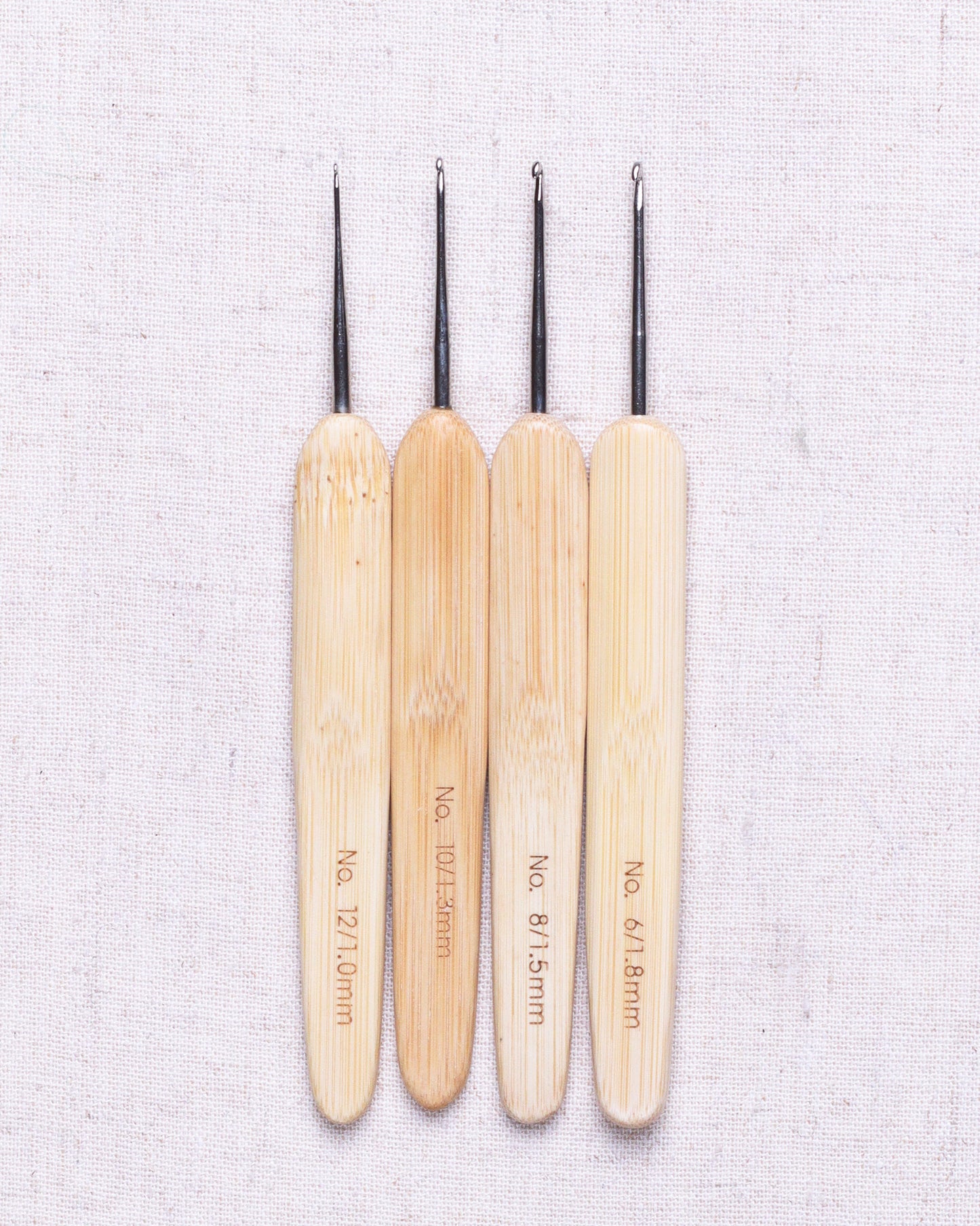 Chiaogoo Metal Head Natural Crochet Hooks