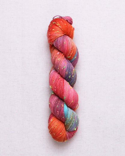 Toil & Trouble Confetti Neon Sock