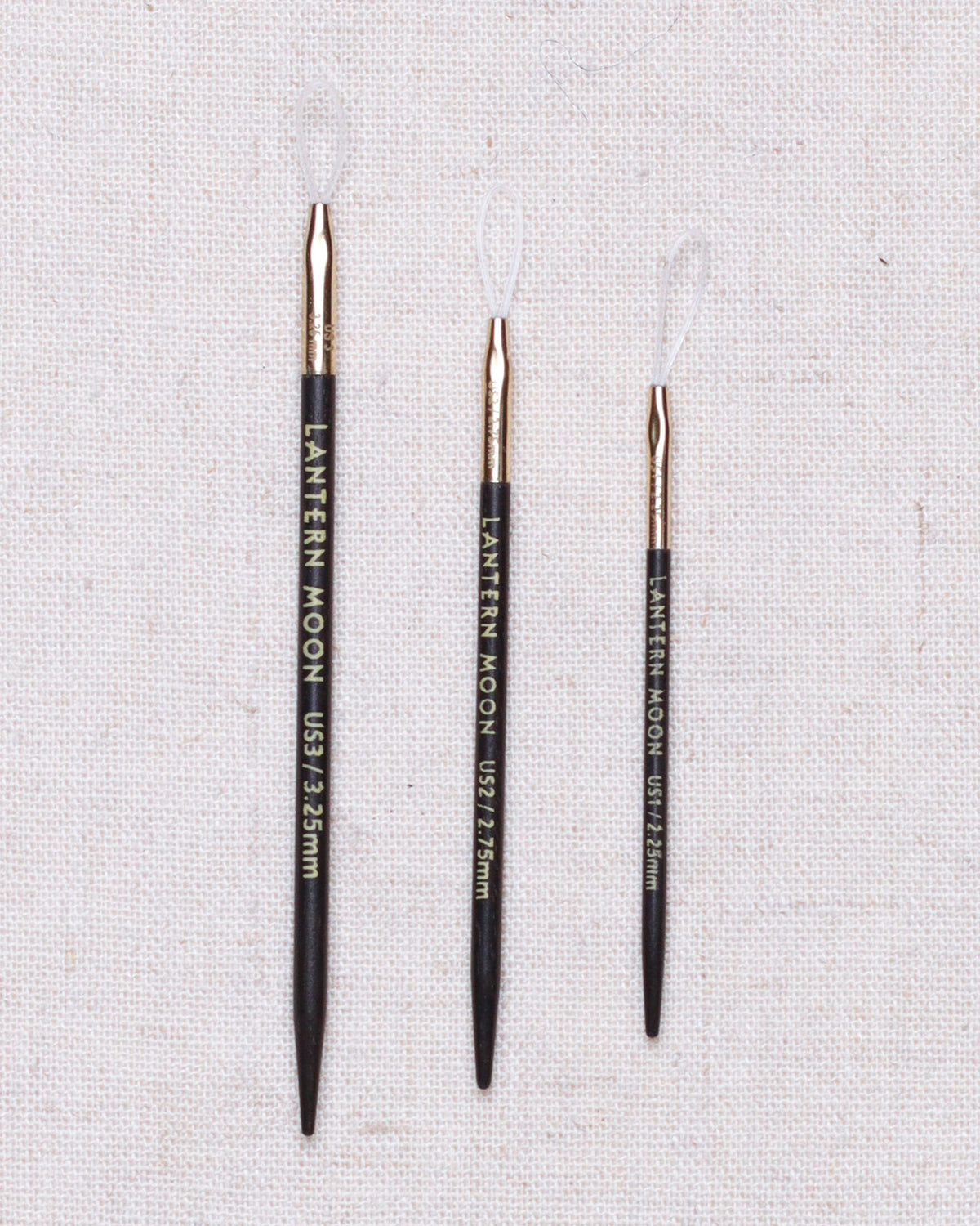 Lantern Moon Ebony Wood Finishing Needles